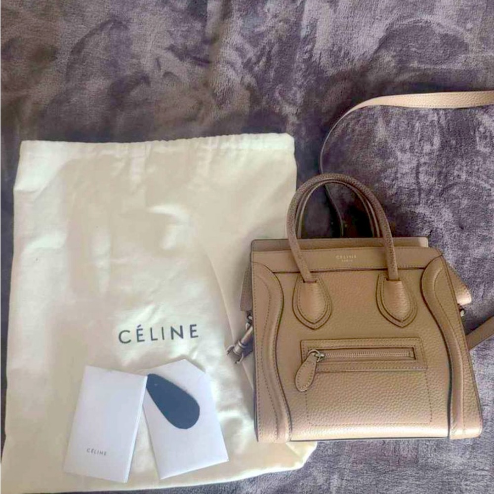 Celine Nano Luggage Bag Authentic